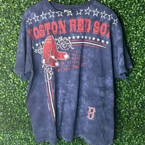 Y2k Liquid Blue Boston Red Sox Size XL